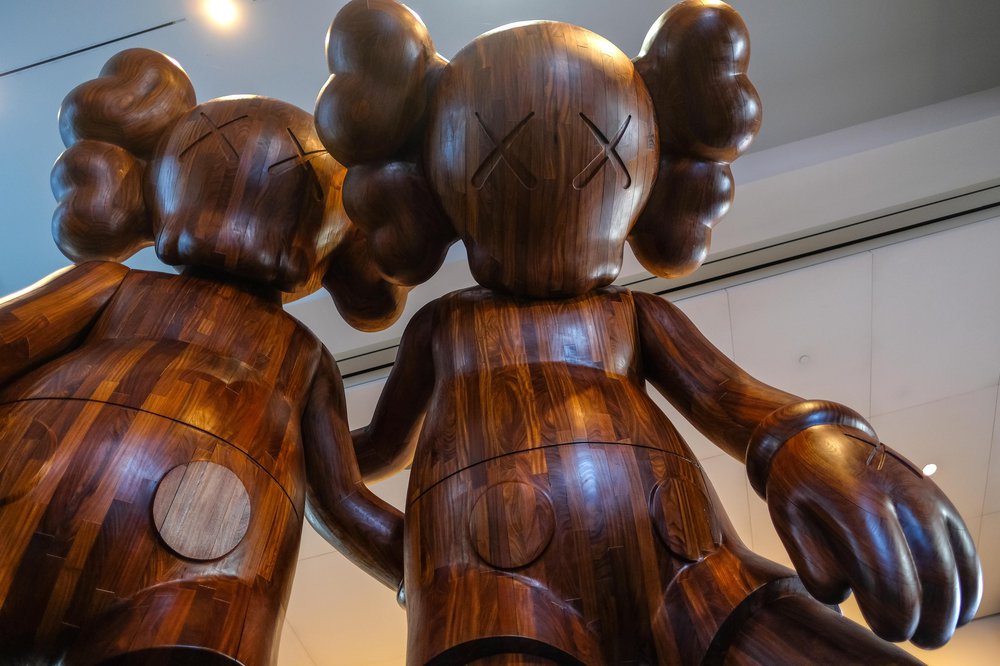 KAWS Brooklyn Museum Inside the KAWS exhibit at Brooklyn Museum