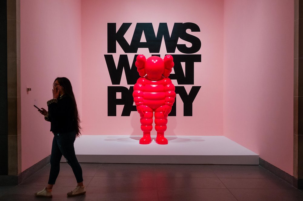 KAWS Brooklyn Museum Inside the KAWS exhibit at Brooklyn Museum