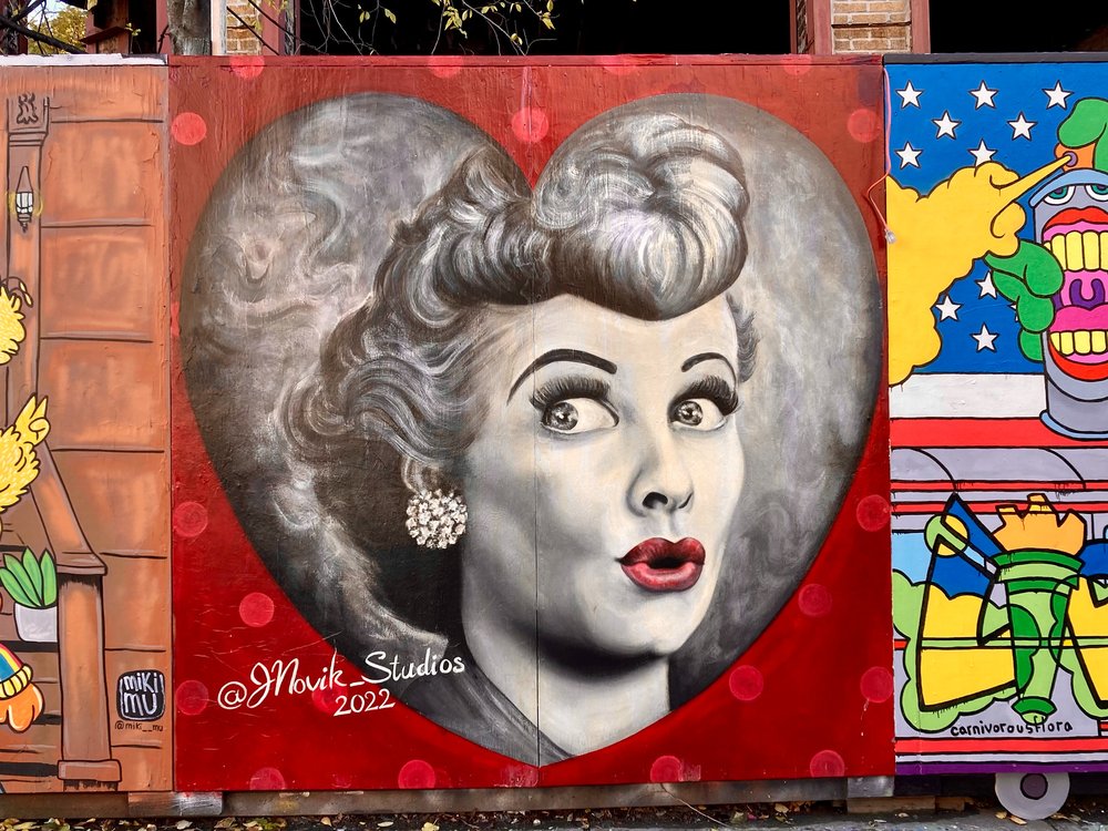 an I Love Lucy mural