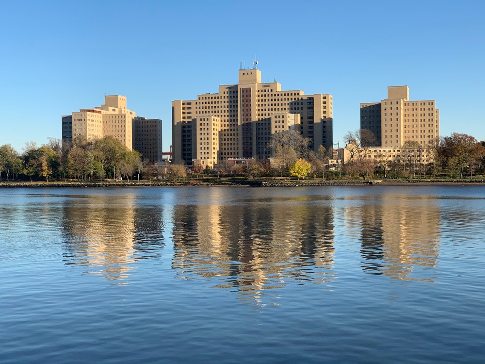 Manhattan Psychiatric Center on the East River.