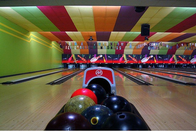 Melody Lanes: A true throwback to the '80s, this borderline-seedy, completely irony-free temple to bowling attracts a diverse crowd just looking for a good time, which manifests itself in the form of Glow Bowling and cheap beer. Come late night on Friday and Saturday nights for Midnight Madness: unlimited bowling and shoe rental for $22 a person (four person minimum). And since you can't bowl on an empty stomach (this is a serious sport, people), carboload with a gut-bombing plate of cheese fries to fuel your way to that 300.Melody Lanes [461-37th Street, Brooklyn; 718-832-BOWL] // D, M, N, R to 36th St  //$35/hr to rent a lane or $6 - $8 per game, $4 shoe rental