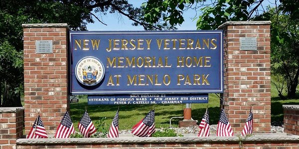 Exterior of the Menlo Park veterans home