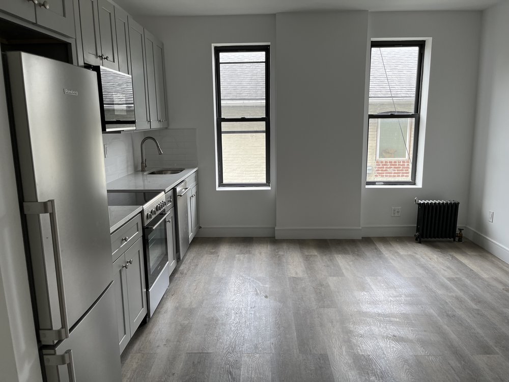 Inside a newly renovated apartment at 983 46th St. This is one of the buildings Maimonides sold, which is now being converted into affordable housing through a deal with the city.