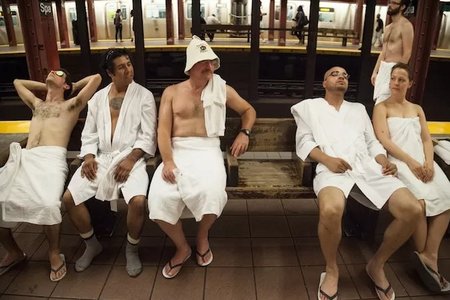 Summer subway: all the regular subway problems, but HOTTER.