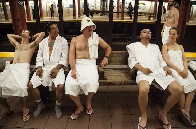 Summer subway: all the regular subway problems, but HOTTER.