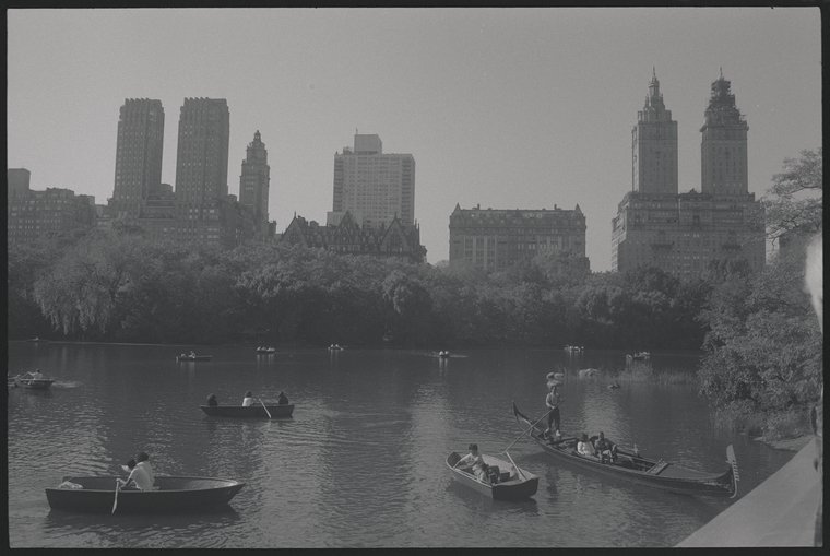 Central Park Lake with the San Remo in the background.