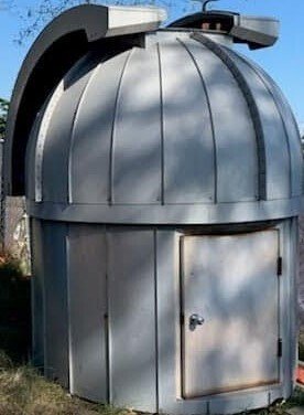 The former observatory at Nassau Community College