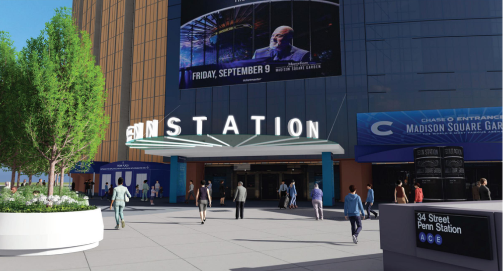 A rendering of Madison Square Garden