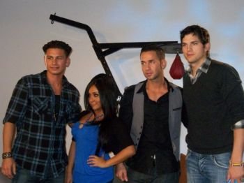 Jersey Shore meets Ashton Kutcher