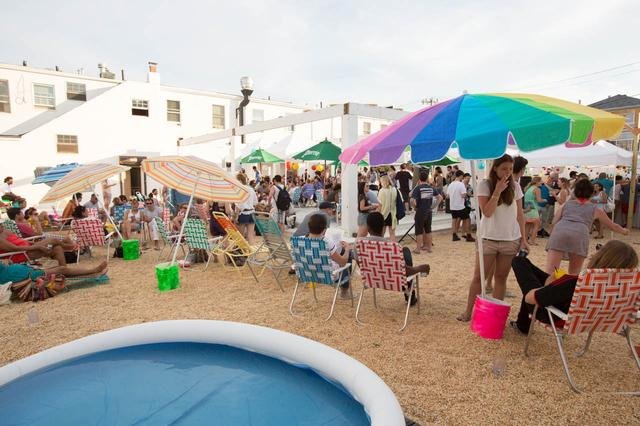playland14.jpg PLAYLAND MOTELRockaway's Playland Motel brought their beach vibe bar and boutique hotel to the neighborhood last year. There's a tavern (serving food from Bolivian Llama Party this summer), bar, fake beach, often a deejay, and games like cornhole. If you want to go when it's less of a scene, you may find a more chill local crowd on weekdays. And of course, if you want to turn your daytime drinks into a staycation, you can always book a room for around 200 bucks.97-20 Rockaway Beach Blvd // Website