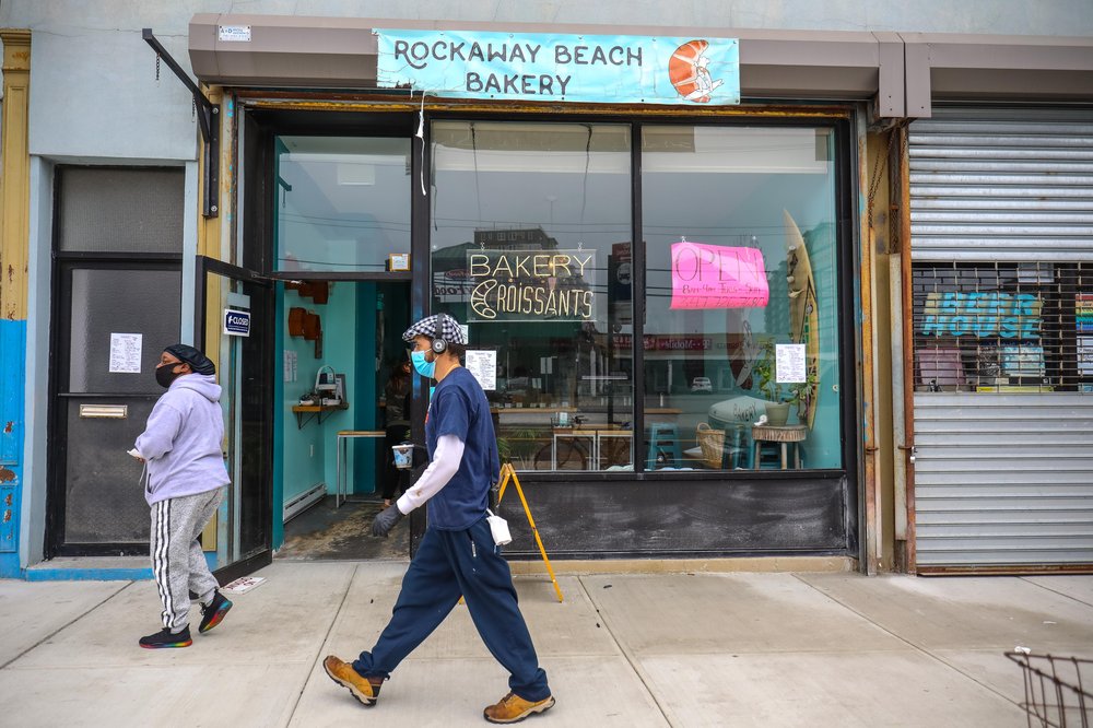 rockmemday-4.jpg exterior of Rockaway Beach Bakery, which is open