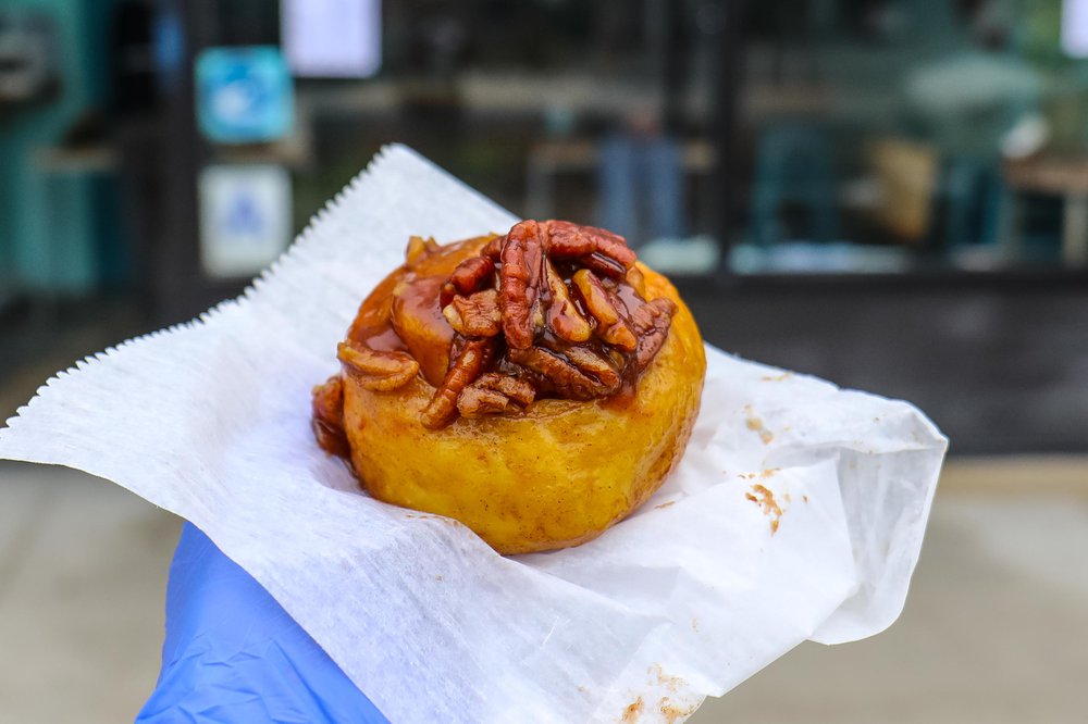 rockmemday-7.jpg Pecan Sticky Bun at Rockaway Beach Bakery ($4)