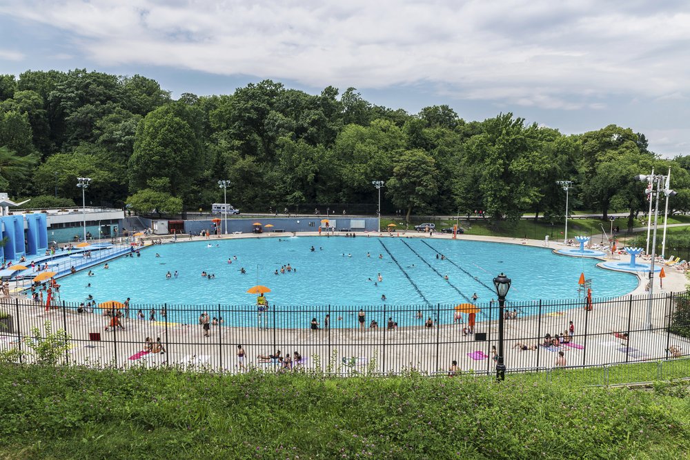 A pool in Central Park.