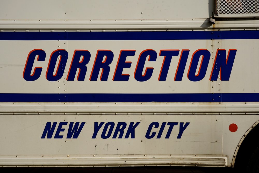 Prisoners are transported to the courts at Foley Square in lower Manhattan.