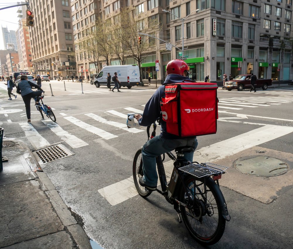 Restaurant delivery worker