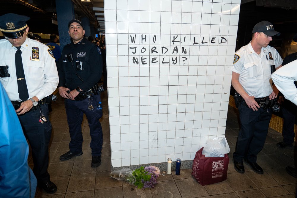 Protesters gathered in Manhattan to demand justice for Jordan Neely, a homeless man who died after being placed in a chokehold on a subway train.