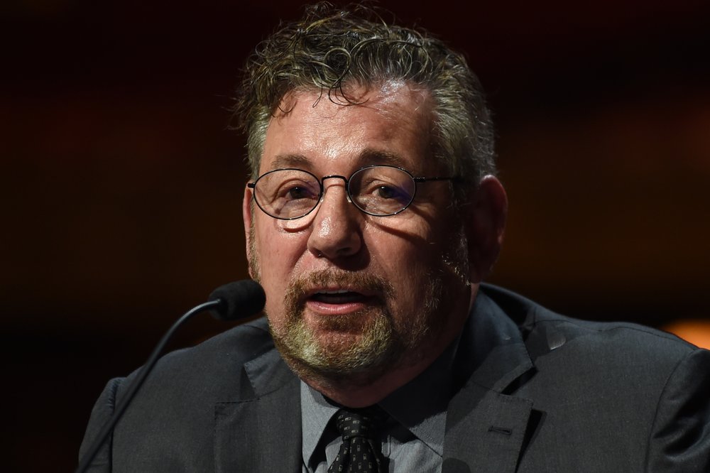 James Dolan at a press conference at Radio City Music Hall. A judge threw out MSG’s lawsuit against the State Liquor Authority
