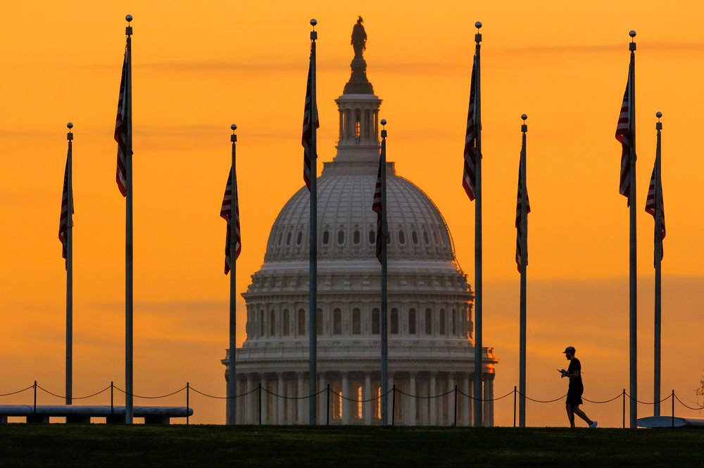 Exterior shot of the U.S. Capitol building. It's still unclear who will have control over the U.S. House of Representatives.