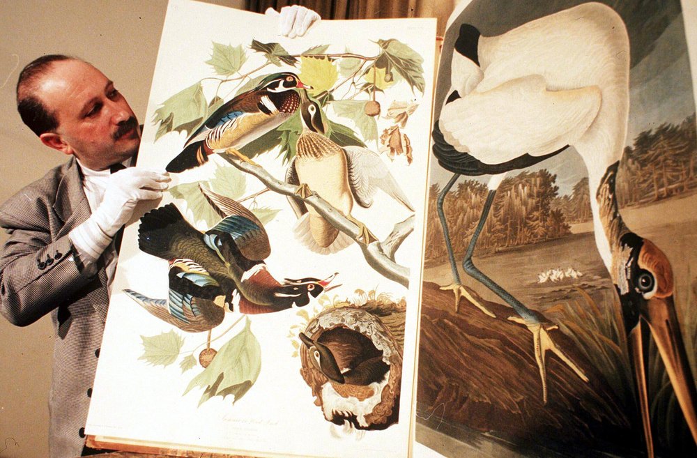"BIRDS OF AMERICA" BOOK BY JOHN JAMES AUDUBON