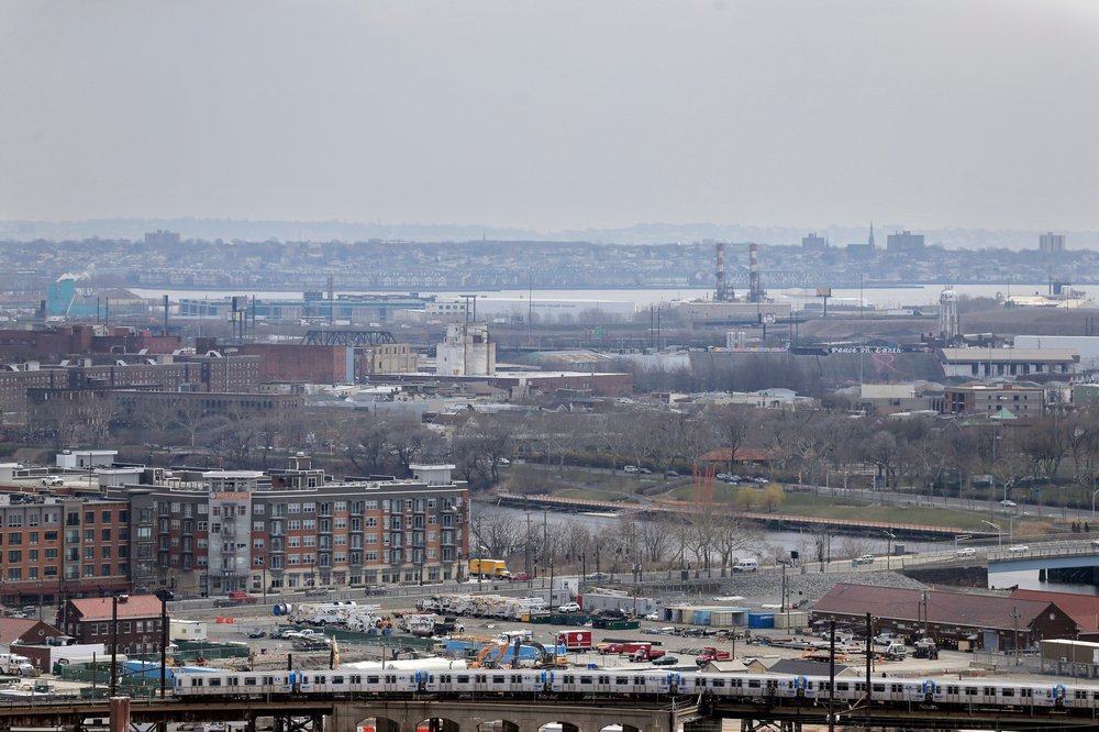 the skyline of Newark