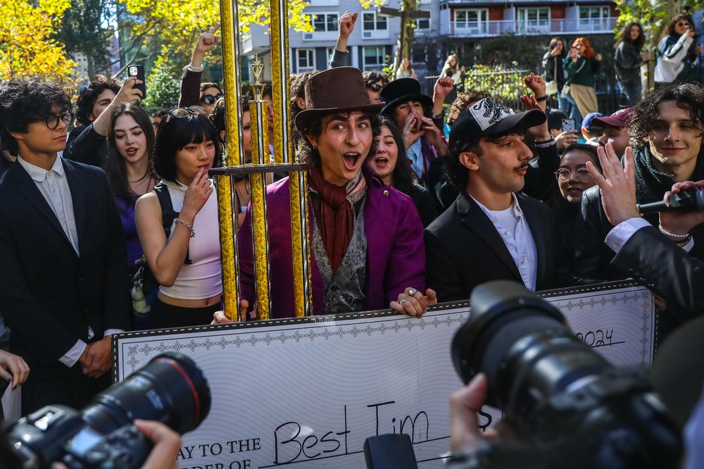 Winner Miles Mitchell of Staten Island .
