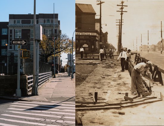 Castle Hill Avenue - 177th Street, the Bronx, then & now.