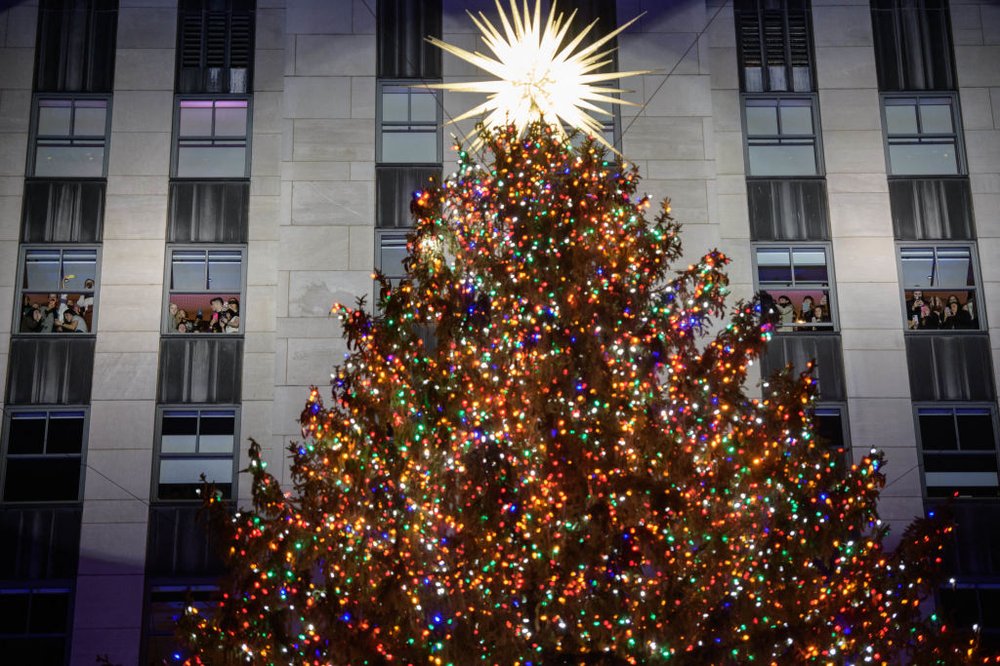 the Rockefeller Center Christmas Tree in 2021