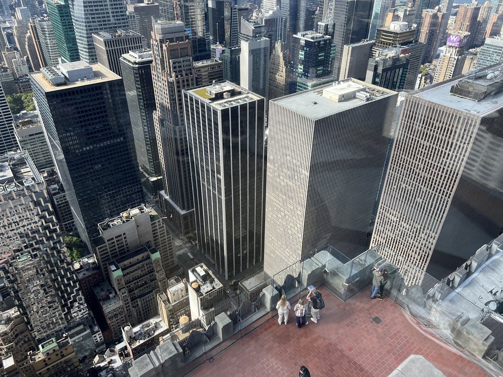 Skyscrapers in New York City.