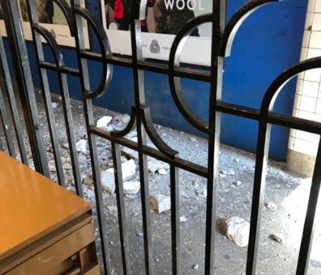 The sky is *not* falling in Williamsburg. The MTA says this is supposed to happen.