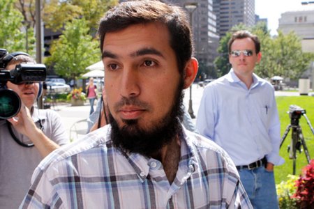 Najibullah Zazi leaves a federal building in Denver following his 2009 arrest