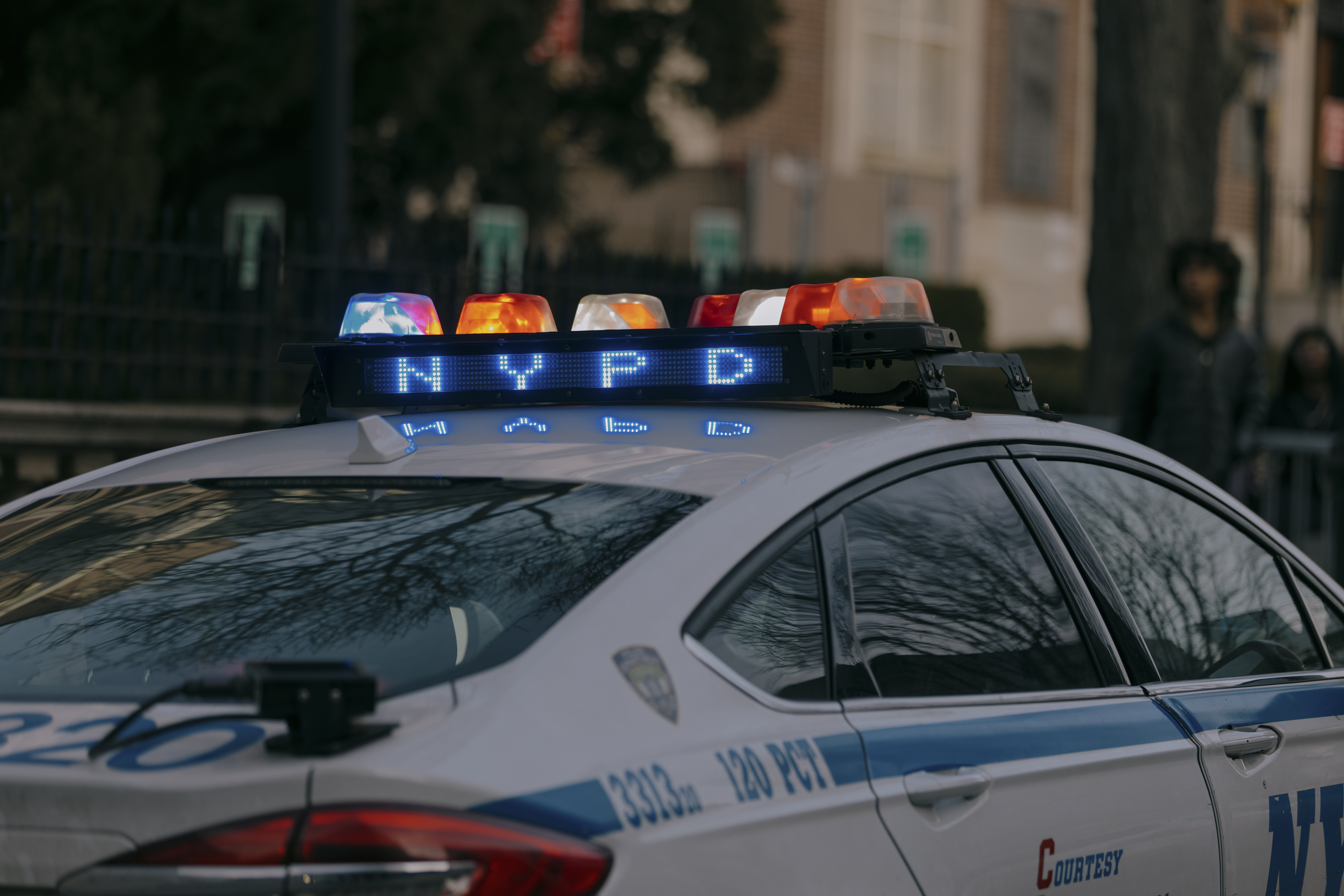 An NYPD car