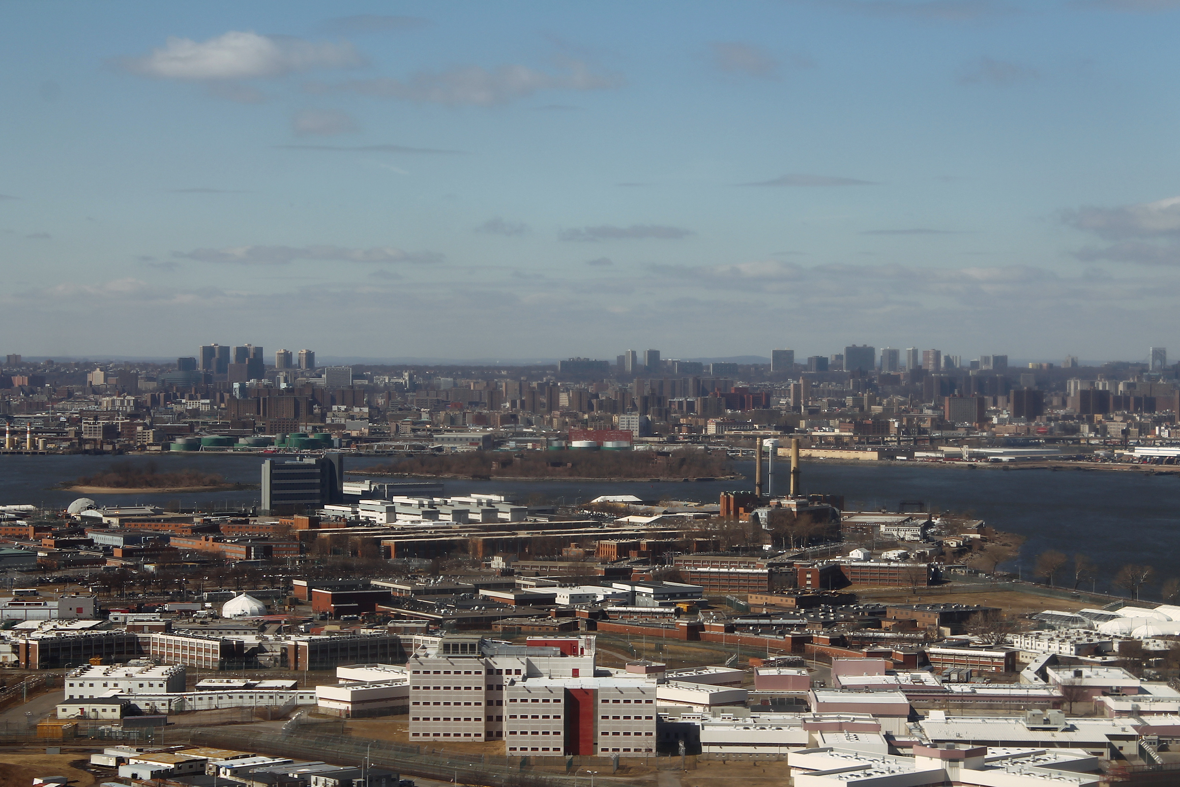 Rikers Island seen from above on March 4, 2013