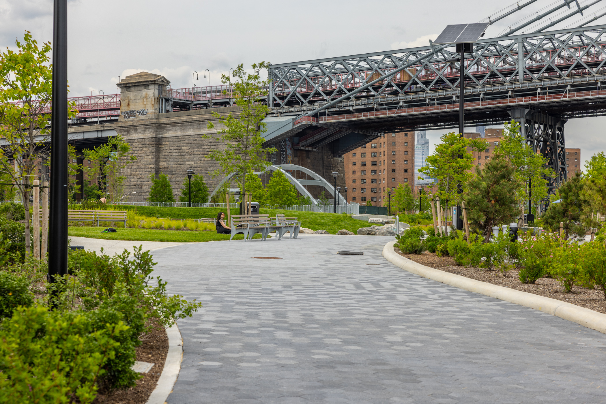 Section of East River Park reopens after being lifted to fight floods