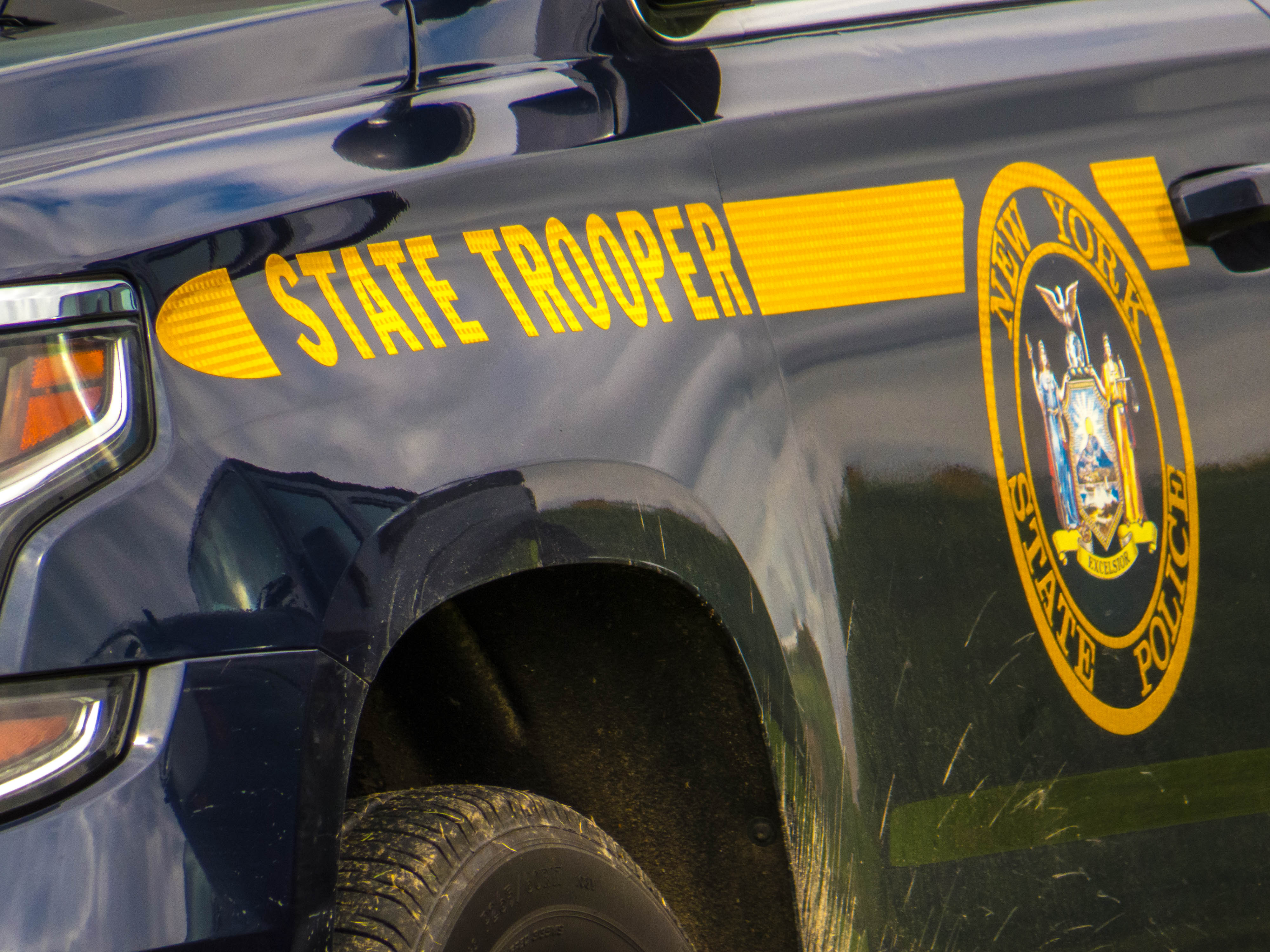 A New York State trooper truck.