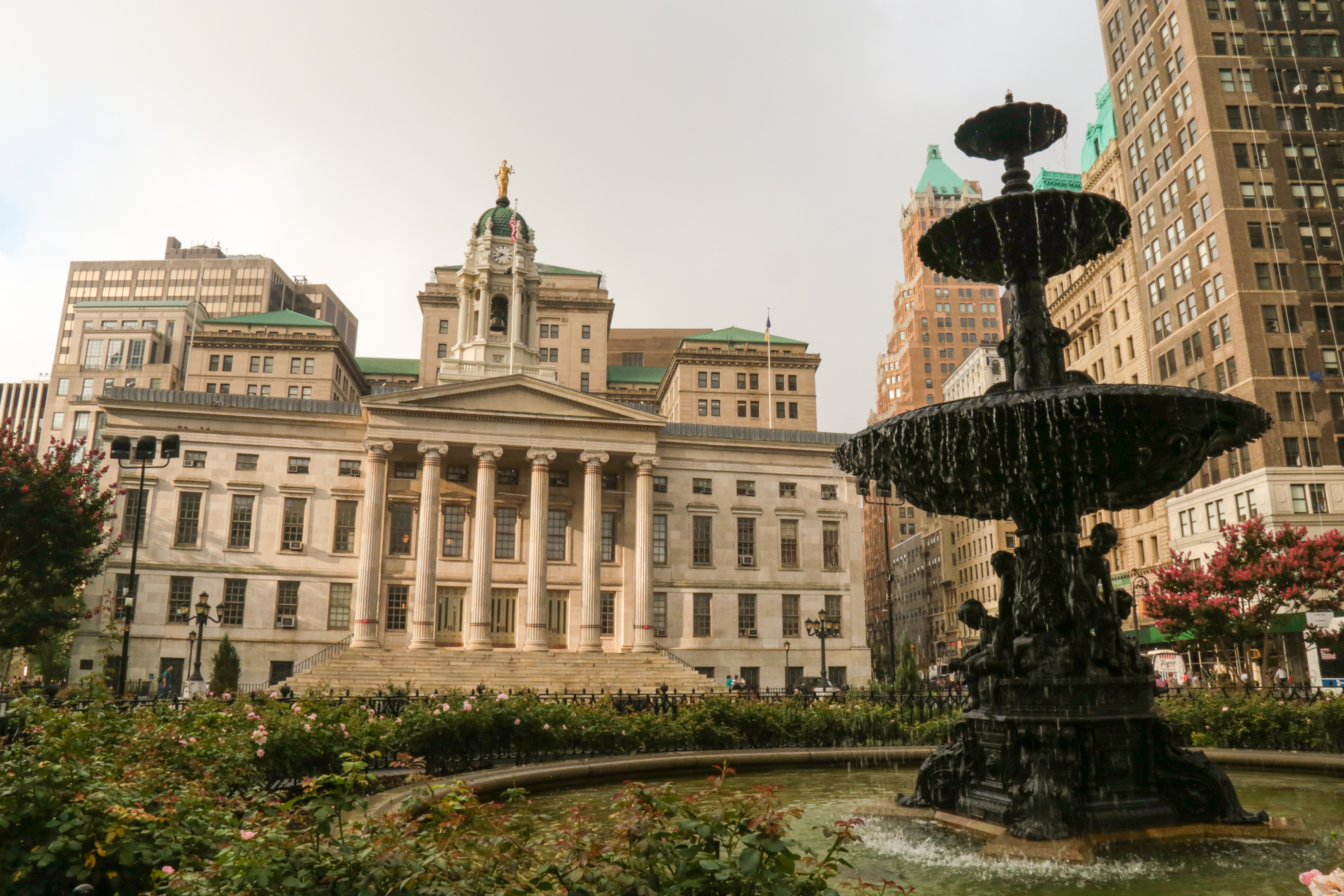 Park by Brooklyn Borough Hall could get big upgrades if judges give up parking spots