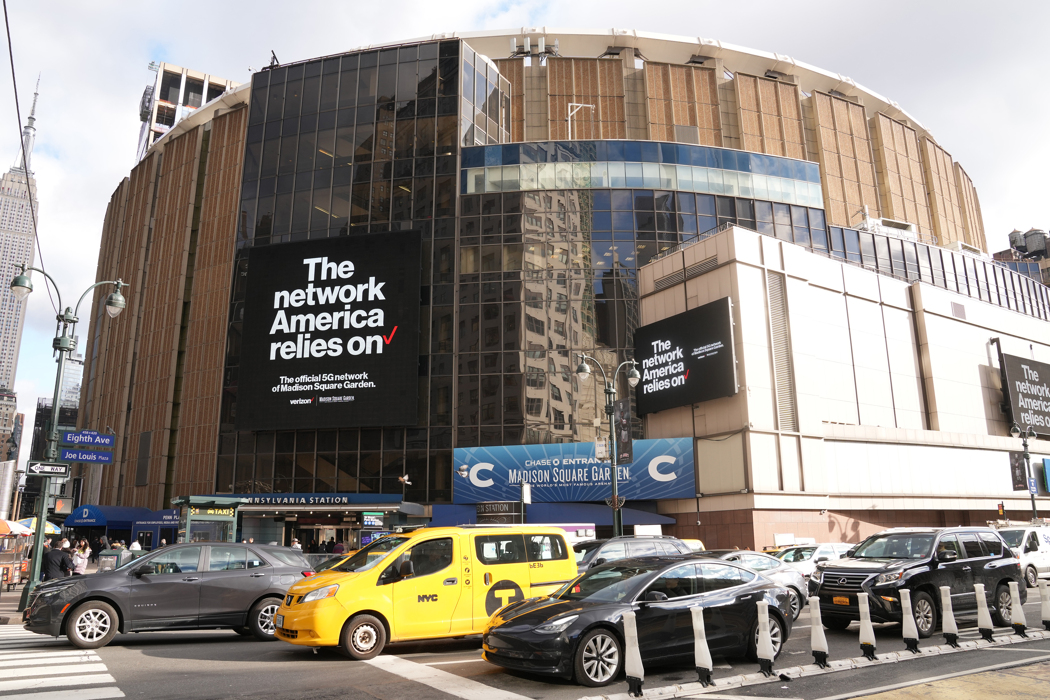 Madison Square Garden seen from outside on March 11, 2023.