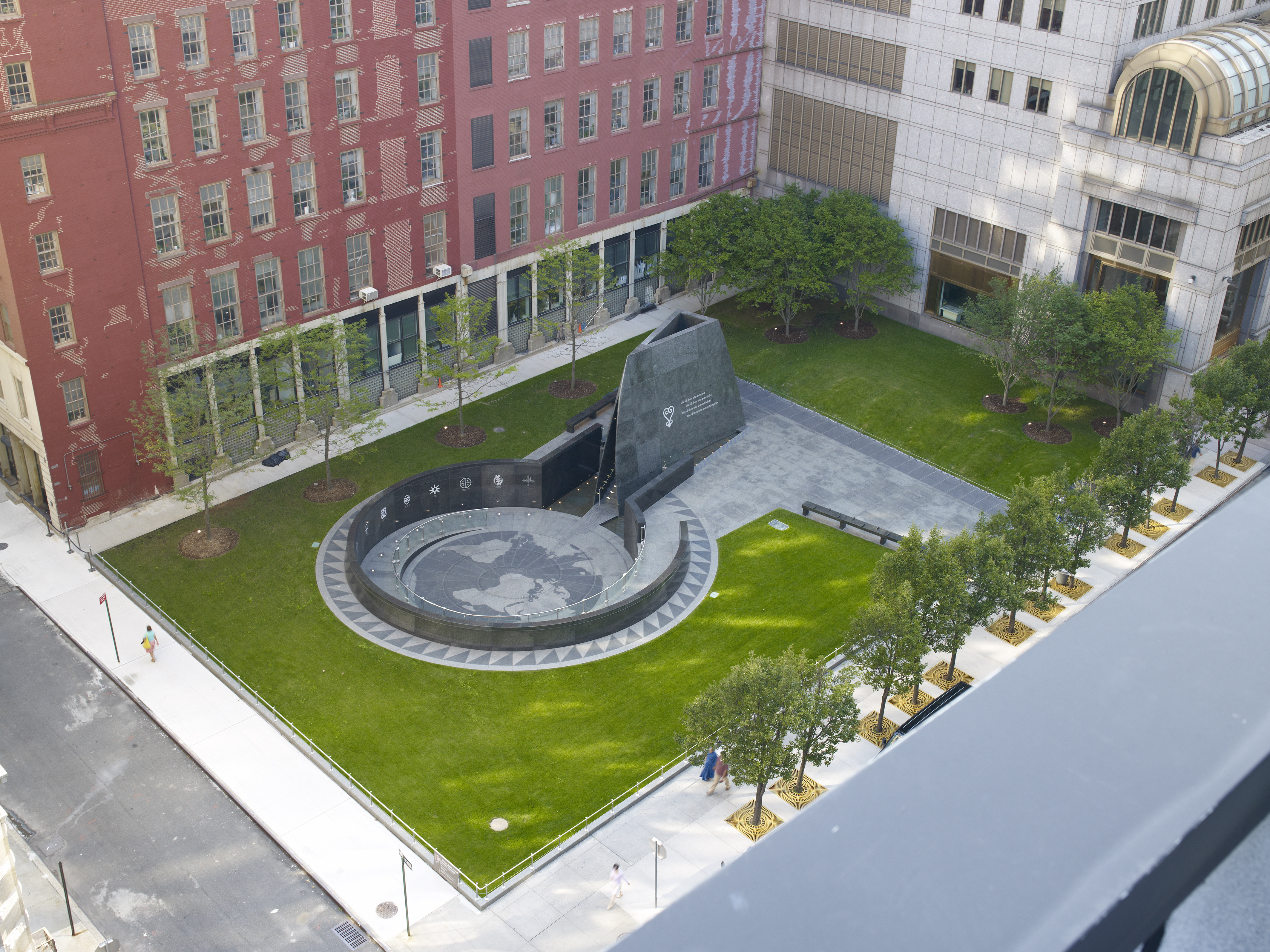 African Burial Ground at 290 Broadway in Lower Manhattan