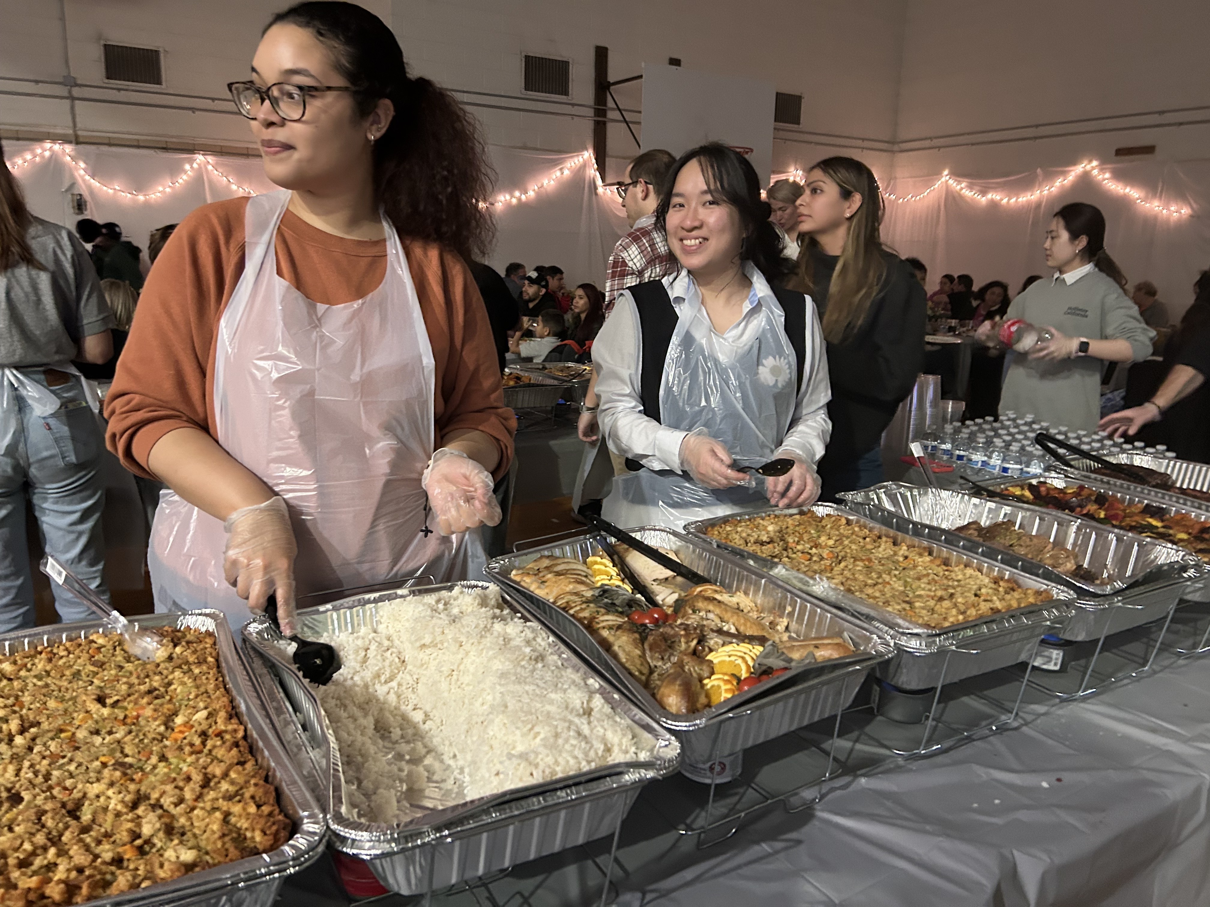 Upper West Side school with migrant students holds Thanksgiving feast with global cuisine