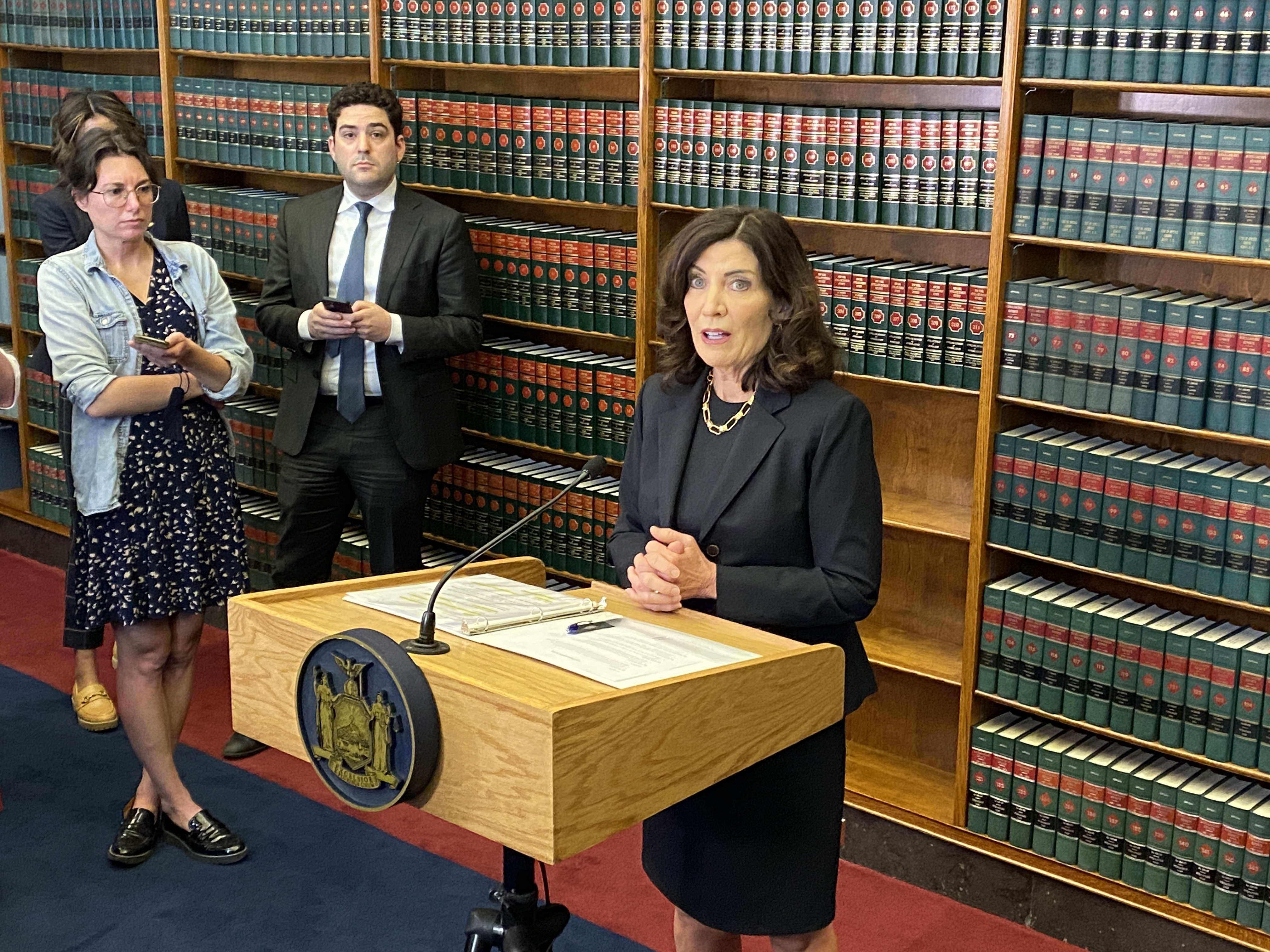 Gov. Hochul suspends top spokesperson accused of sexual harassment, report says