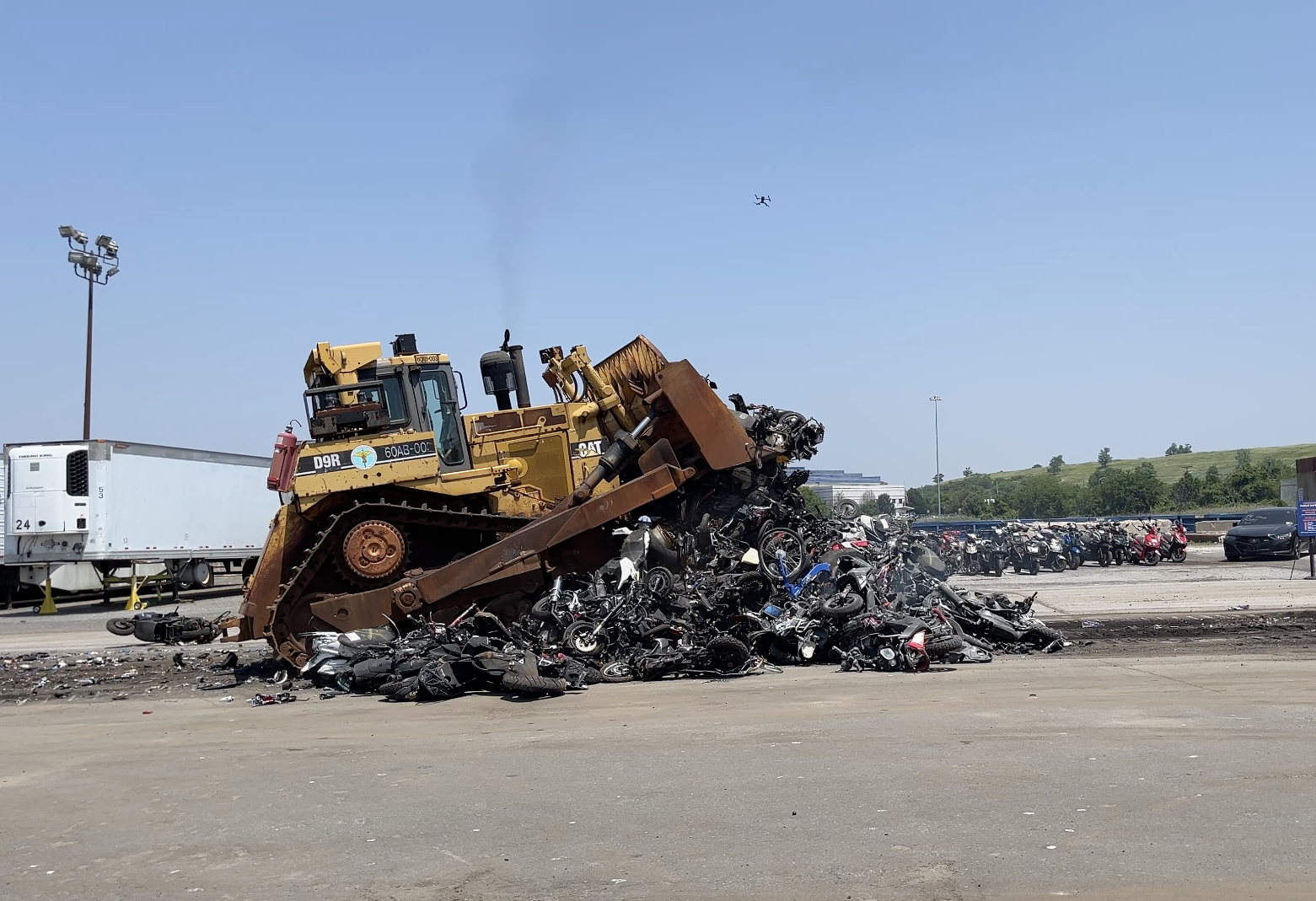 Super smash: NYC destroys mopeds, e-bikes as mayor celebrates illegal vehicle crackdown