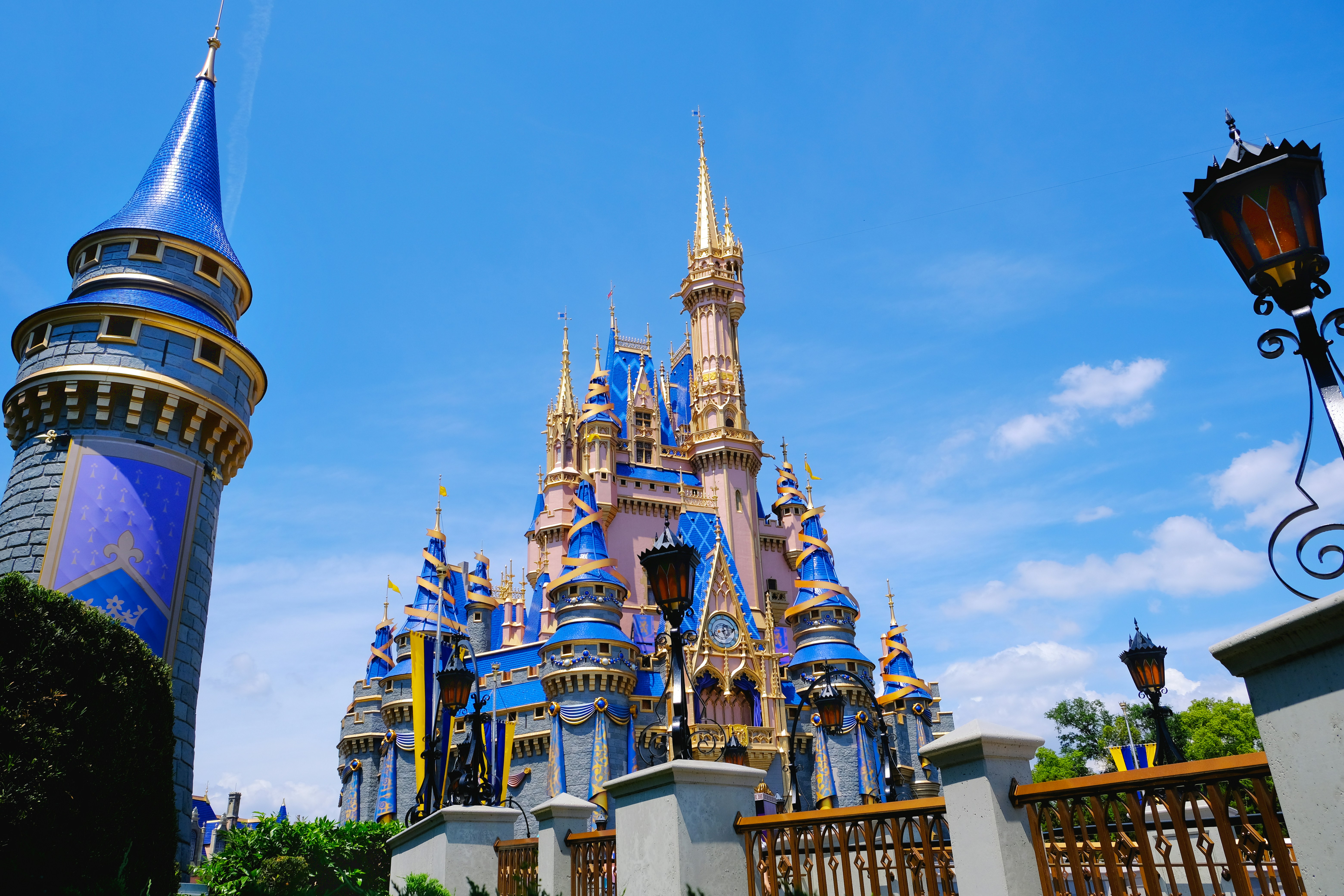 Castle at Magic Kingdom in Disney World.