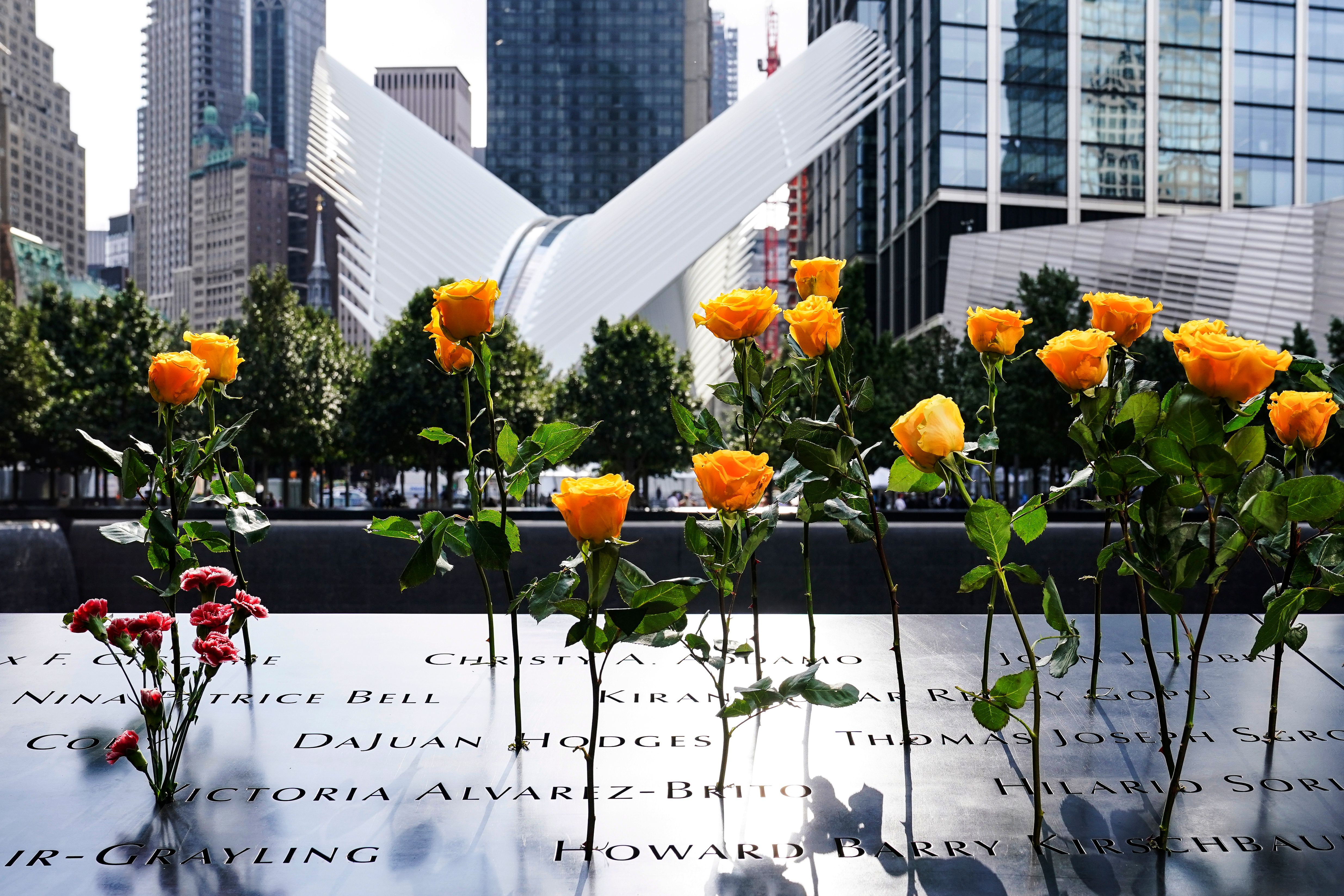 Photos from the National September 11 Memorial and Museum on the 19th anniversary of the 9/11 attacks