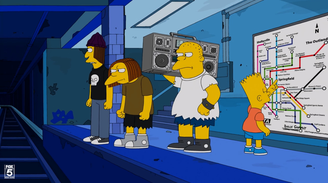 Inside The Simpsons Springfield Subway System Gothamist